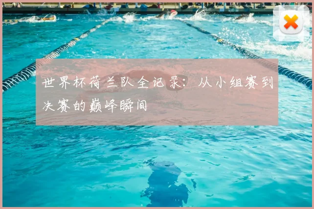 世界杯荷兰队全记录：从小组赛到决赛的巅峰瞬间